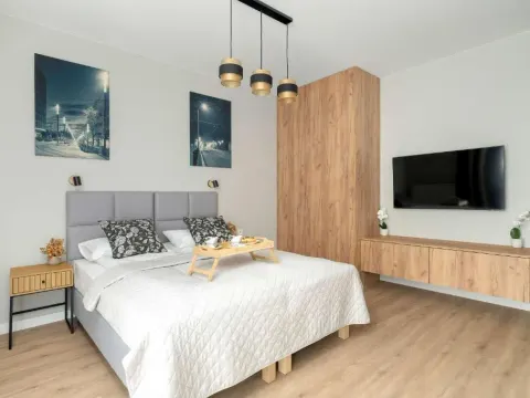 Nowoczesne Studio Very Berry w Poznaniu z Parkingiem by Noclegi Renters, photo 6 of 10
