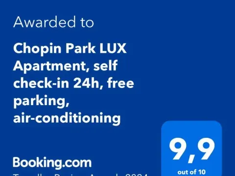 Chopin Park LUX Apartment, self check-in 24h, free parking, air-conditioning, photo 4 of 10