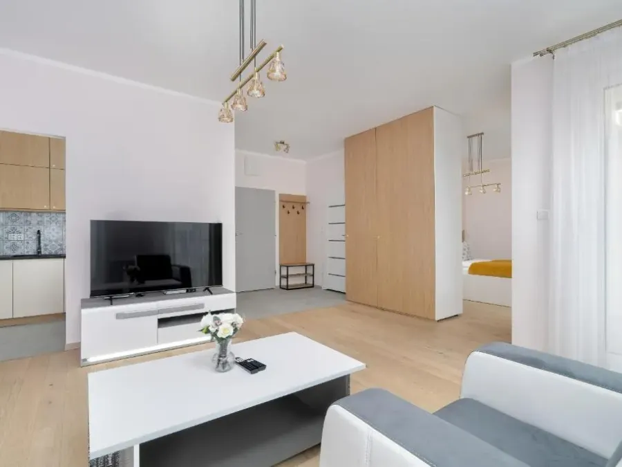 Apartment with Balcony and Free Parking in Poznań by Noclegi Renters, photo 1 of 10